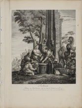 Load image into Gallery viewer, Paolo Veronese, after. Rebecca. Engraving by Jean Moyreau. 1742.
