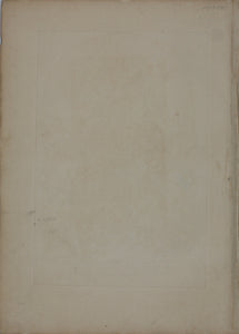 Giacinto Brandi, after. Sick people invoking a holy bishop. Etching by Anne Claude de Caylus. 1742.