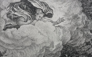 Andrea Meldolla, called Schiavone, after. Jupiter et Io. Etching by Pierre Aveline. 1742.