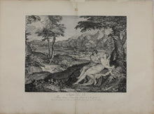 Load image into Gallery viewer, Andrea Meldolla, called Schiavone, after. Jupiter et Io. Etching by Pierre Aveline. 1742.
