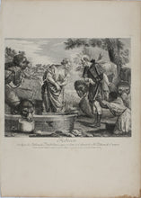 Load image into Gallery viewer, Paolo Veronese, after. Rebecca. Engraving by Louis Jacob. 1742.
