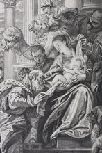 Load image into Gallery viewer, Paolo Veronese, after. Adoration of the Magi. Engraving by Nicolas Gabriel Dupuis. 1742.
