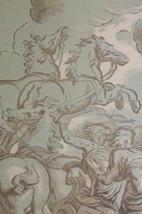 Paolo Farinati, after. The Sun's chariot. Engraving by Nicolas Lesueur. 1742.