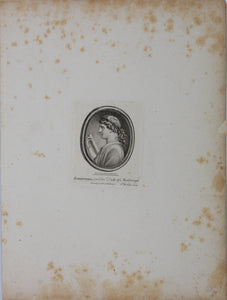 Thomas Worlidge. Semiramis. Etching. 1768.