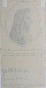 Portrait of Margaret Countess of Richmond and Derby. Etching. Late XVIII C.