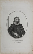Load image into Gallery viewer, Sir Anthony van Dyck, after. Wenceslaus Hollar, after. Portrait of Alexander Henderson. Engraving by Adam. 1796.
