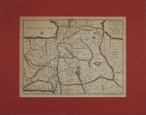 Philippe de La Rue. The map of Armenia at the time of Justinian. Published by C. Mortier. XVIII C.