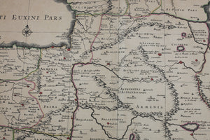 Philippe de La Rue. The map of Armenia at the time of Justinian. Published by C. Mortier. XVIII C.