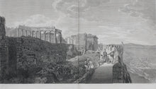 Load image into Gallery viewer, William Pars, after. A view of the Temple of Erechtheus Athens. Etching by Samuel Smith. 1789.
