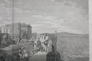 William Pars, after. A view of the Temple of Erechtheus Athens. Etching by Samuel Smith. 1789.