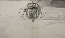 Load image into Gallery viewer, Giovanni Tommaso Borgonio, after. View of Hautecombe Abbey. Engraving. ca 1674.
