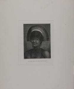John Webber, after. Poulaho, King of the Friendly Islands. Engraving by John Hall. 1784.