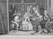 Load image into Gallery viewer, Diego Velázquez, after. Las Meninas. Engraving by Pierre Audouin. 1791-1798.
