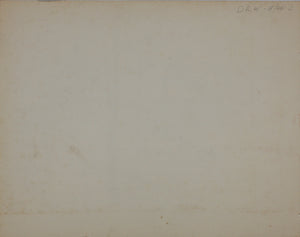 Helena Beacham, attributed to. Winter Landscape with a farm. Graphite drawing. 1967.