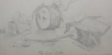 Load image into Gallery viewer, American Humor. Playing boy. Graphite drawing. Early/Mid XX C.
