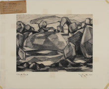 Load image into Gallery viewer, Vincent R. Smith. Wind Crest. Conte Crayon. 1949.
