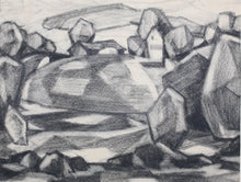 Load image into Gallery viewer, Vincent R. Smith. Wind Crest. Conte Crayon. 1949.
