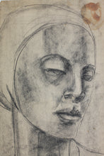 Load image into Gallery viewer, American Beauty. Graphite and chalk drawing. XX C.
