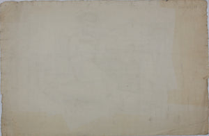 Mary Mel...(?) [illegible]. Old love letters. Two graphite drawings on two sheets. Late XIX C.