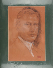 Load image into Gallery viewer, Roy Charles Gamble. Two female and one male portraits. Graphite, chalk, and pastel drawings. Mid XX C.
