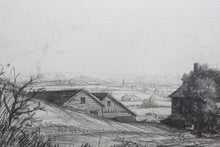 Load image into Gallery viewer, Ulysses Ricci, attributed to. American Landscape. Graphite drawing. XX C.
