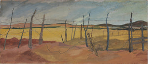 Margaret Lefranc. The Corral. Gouache. 1955.