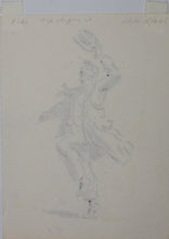 Load image into Gallery viewer, Charles Locke. High Stepping. Ink, pen, and brush drawing. c. 1950s.
