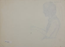 Load image into Gallery viewer, John Middleton Freeman. Portrait of a pianist. Ink drawing. Late XX C.
