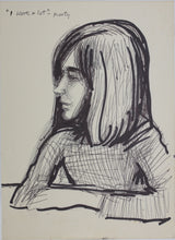 Load image into Gallery viewer, John Middleton Freeman. Portrait of Marty. Ink drawing. Late XX C.
