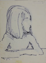 Load image into Gallery viewer, John Middleton Freeman. Portrait of Marty. Ink drawing. Late XX C.
