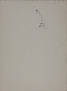 John Middleton Freeman. Portrait of a sitting woman. Ink drawing. Late XX C.