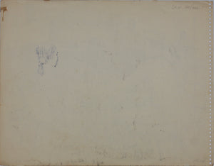 John Middleton Freeman. The Snack Bar at the U.Va Hospital. Ink drawing. 1970.