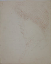 Load image into Gallery viewer, John Middleton Freeman. Portrait of Muffie. Brownish Conte crayon drawing. Late XX C.
