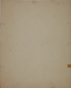 John Middleton Freeman. Steinway Hall. Decorations near corner. Ink and wash drawing. 1956.