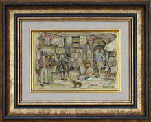 Load image into Gallery viewer, Anton Pieck, after. The Old Print Shop. 3D Layered Shadowbox by Sheila. XX C.
