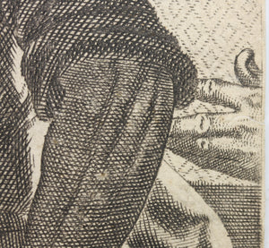 Matthäus Merian I. The Last Supper. Engraving. XVII C.