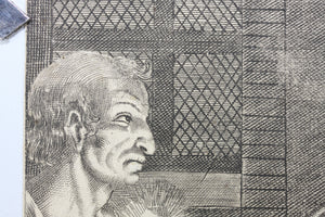 Matthäus Merian I. The Last Supper. Engraving. XVII C.