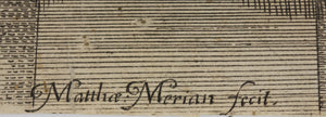 Matthäus Merian I. The Last Supper. Engraving. XVII C.