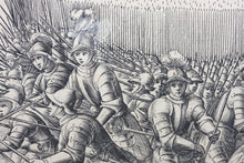 Load image into Gallery viewer, Anonymous. The battle scene in the taste of Callo. Etching. XVII C.
