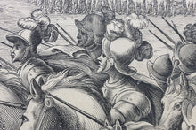 Load image into Gallery viewer, Anonymous. The battle scene in the taste of Callo. Etching. XVII C.
