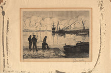 Load image into Gallery viewer, Rondello(?), attributed to. Harbor Views. Pair of Etchings. XX C.
