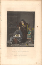 Load image into Gallery viewer, G. Smith; Alfred Jones Esq; C. Calix, after. Victorian Mother and Child: "Ladies' Repository", six Illustrations. Color steel engravings by W. Wellstood and S. V. Hunt. 1869.
