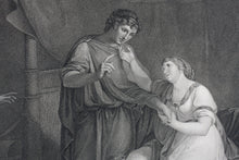 Load image into Gallery viewer, Angelica Kauffman, after. Shakespeare. Troilus and Cressida. Act V. Sc. II. Engraved by Luigi Schiavonetti. 1792.
