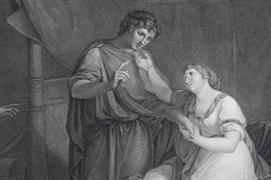 Angelica Kauffman, after. Shakespeare. Troilus and Cressida. Act V. Sc. II. Engraved by Luigi Schiavonetti. 1792.