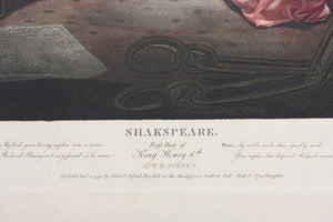 James Northcote, after. Shakespeare. King Henry 6th, part 1. Act II. Sc. V. Engraved by Robert Thew. Hand-colored. 1792.