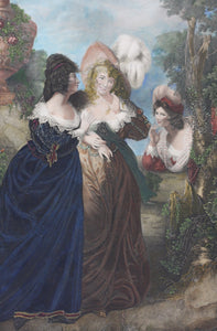 Matthew William Peters, after. Shakespeare. Much Ado About Nothing. Act III. Sc. I. Engraved by Peter Simon. Hand-colored. 1792