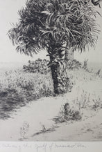 Load image into Gallery viewer, Walter Ronald Locke. Along the Gulf of Mexico. Florida. Etching. 1934.
