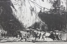 Load image into Gallery viewer, Frank Brangwyn ARA. Breaking up the Caledonia. Print. 1914.
