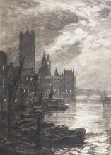 Load image into Gallery viewer, David Law. Westminster. Etching. 1880th.
