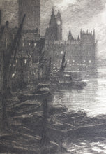 Load image into Gallery viewer, David Law. Westminster. Etching. 1880th.
